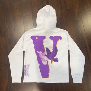 Nav X Vlone Doves Hoodie Good Intentions White Small 100% Authentic